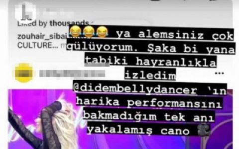 Ali Sunal: Oryantal Didem'i hayranlıkla izledim