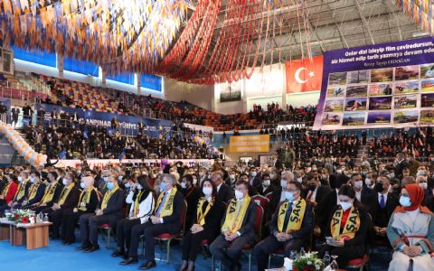 Cumhurbaşkanı Erdoğan, AK Parti Şanlıurfa İl Kongresi'ne video konferansla bağlandı