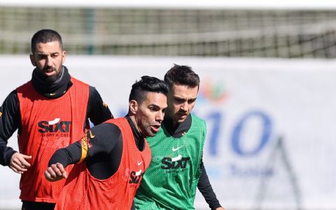 Galatasaray, Alanyaspor hazırlıklarına Antalya'da devam etti