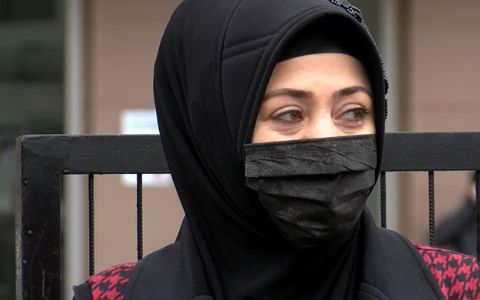 Kanıyla yere kendisini kocasının vurduğunu yazmıştı; davanın ikinci duruşması görüldü