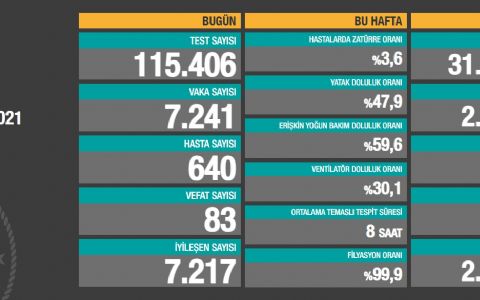 Koronavirüs salgınında can kaybı 27 bin 821'e yükseldi