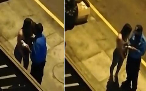 Peru’da polisten sokağa çıkma yasağını ihlal eden kadına ceza yerine öpücük